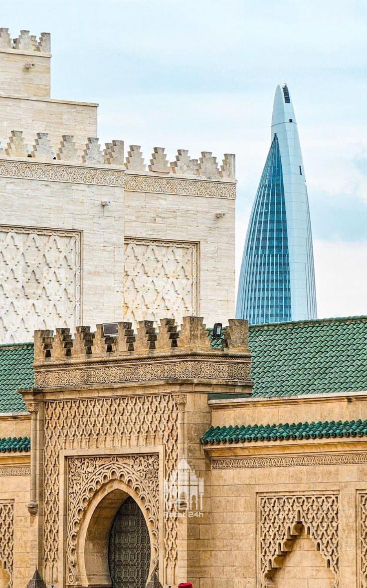 Appartement Vue Sur Tower Hassan Rabat Kültér fotó